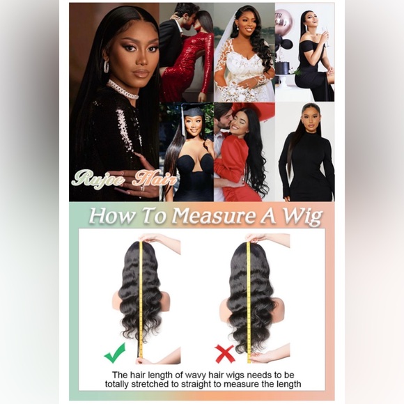 HUMAN HAIR 13x6 Straight HD Lace, Front Wig 180% Density, Baby Hair, Glueless - Picture 9 of 12